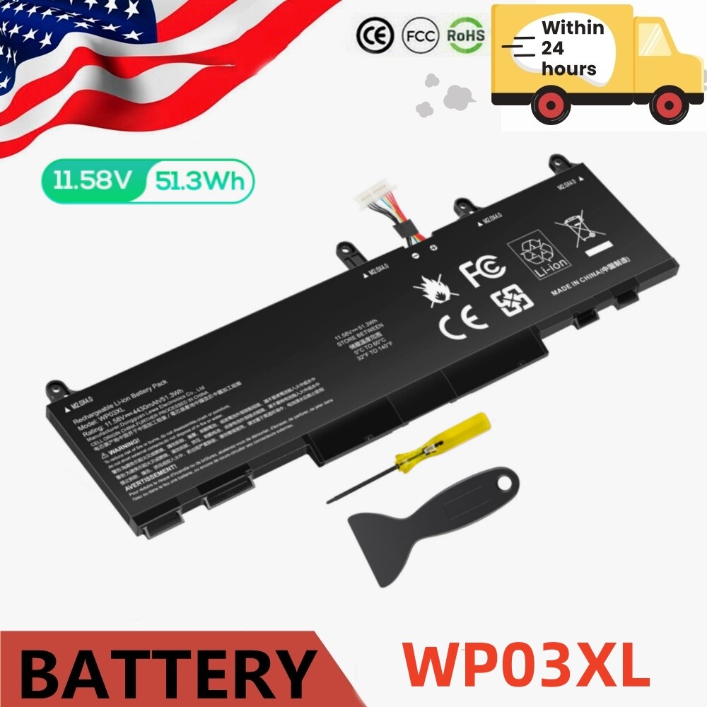 WP03XL Battery for HP EliteBook 830 845 840 860 1040 G9 G10 M73468-005 HSTNN-1B9