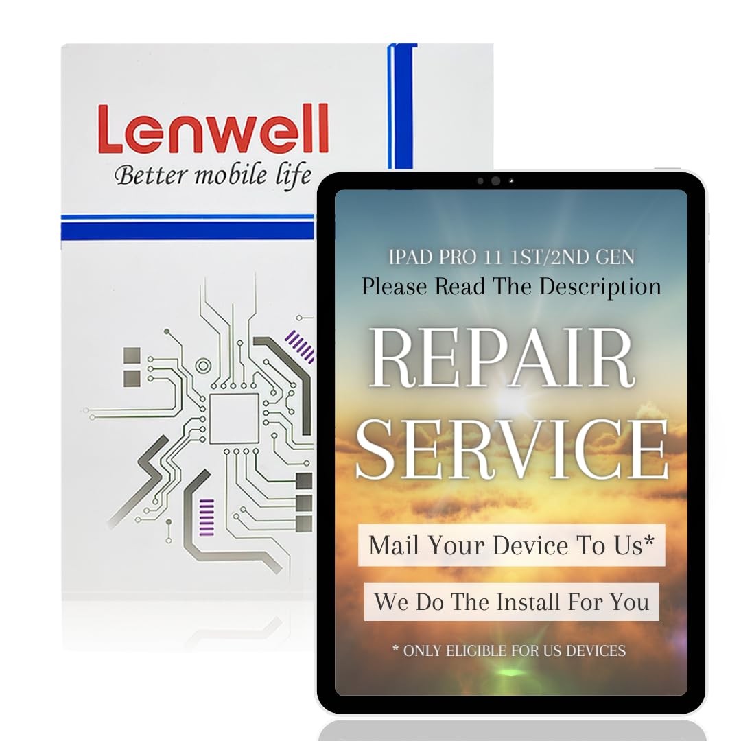 Lenwell Mail-in Repair with OEM Screen Replacement for iPad Pro 11 1st/2nd