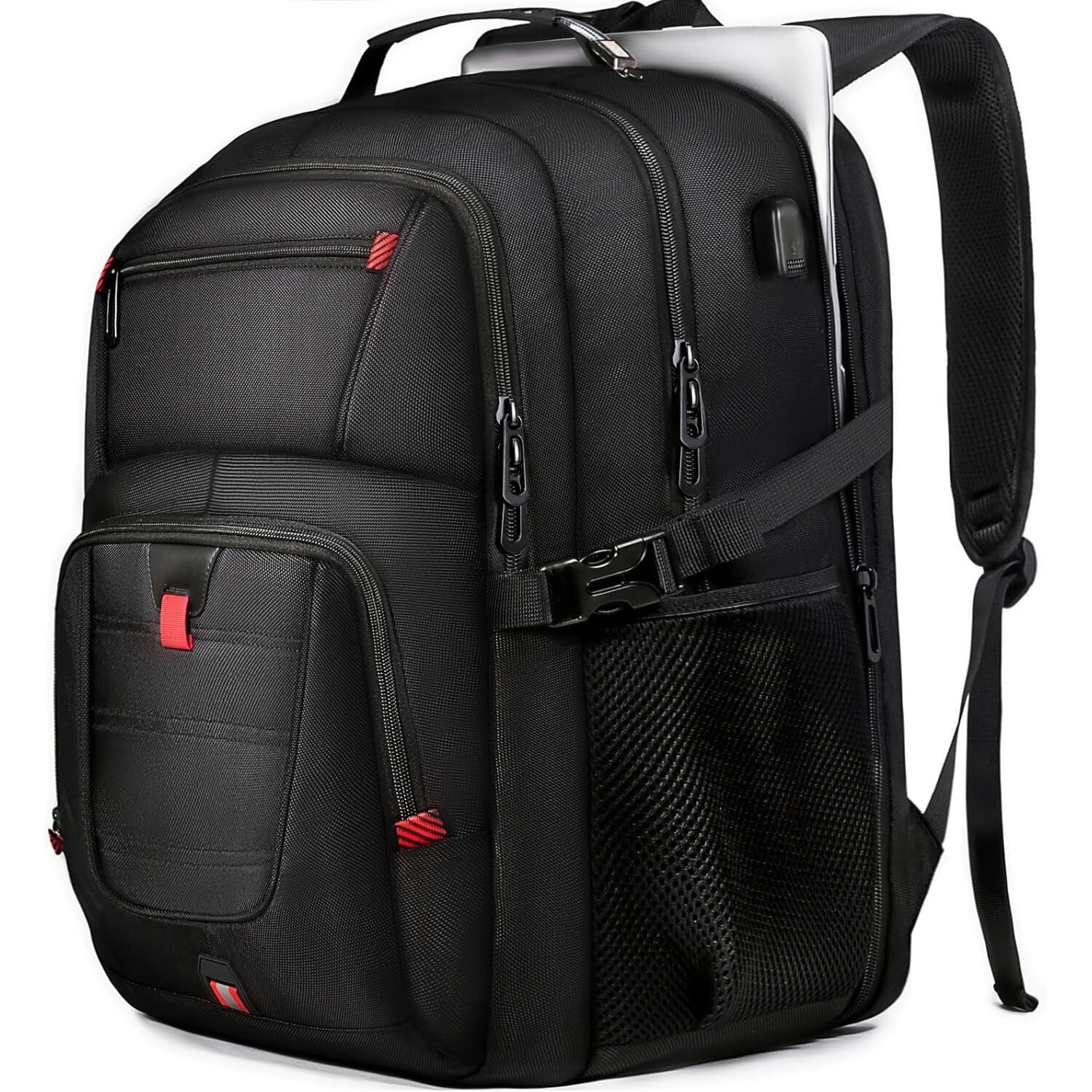 50L Travel Laptop Backpack TSA Approved with USB Port Fits 17 Inch Laptop