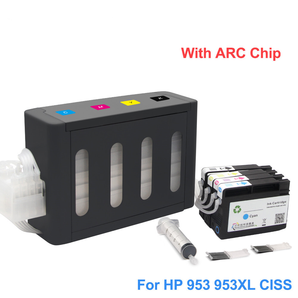 953XL CISS With ARC Chip For HP Officejet Pro 7740 8210 8710 8715 8740 8720 8725