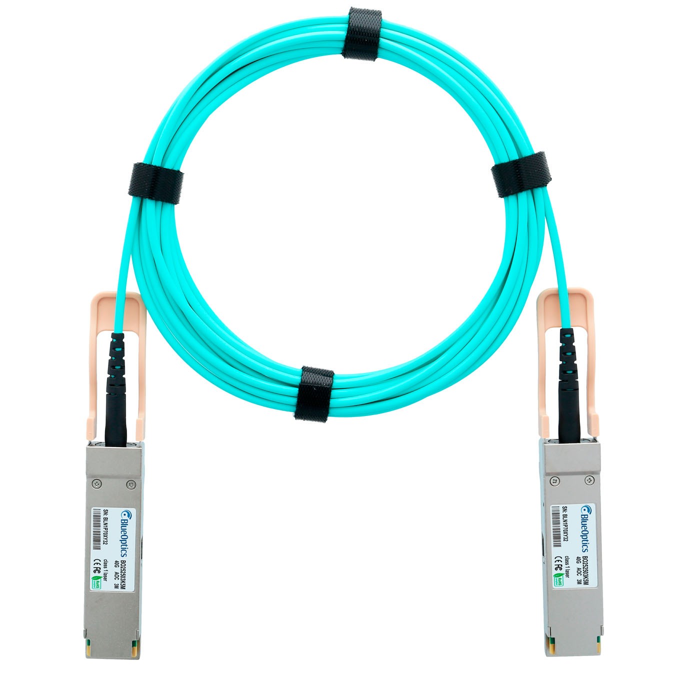 Arista AOC-Q-Q-40G-7M Compatible BlueOptics AOC QSFP BO252503K7M