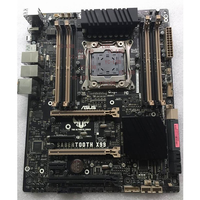 FOR Asus TUF Sabertooth X99 LGA 2011-v3 Intel SATA 6Gb/s ATX Motherboard G9M