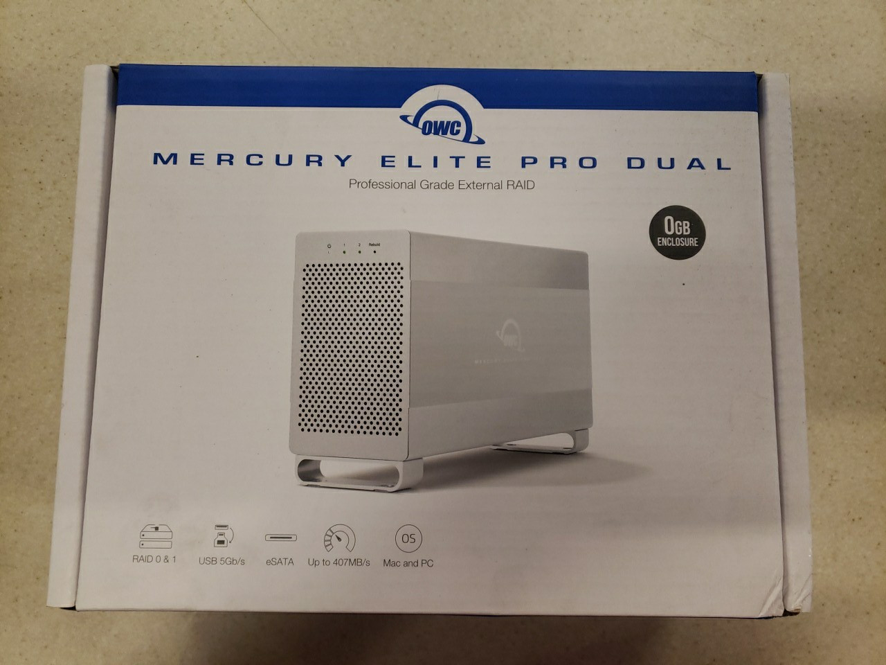 OWC Mercury Elite Pro Dual  0GB Enclosure Professional Grade