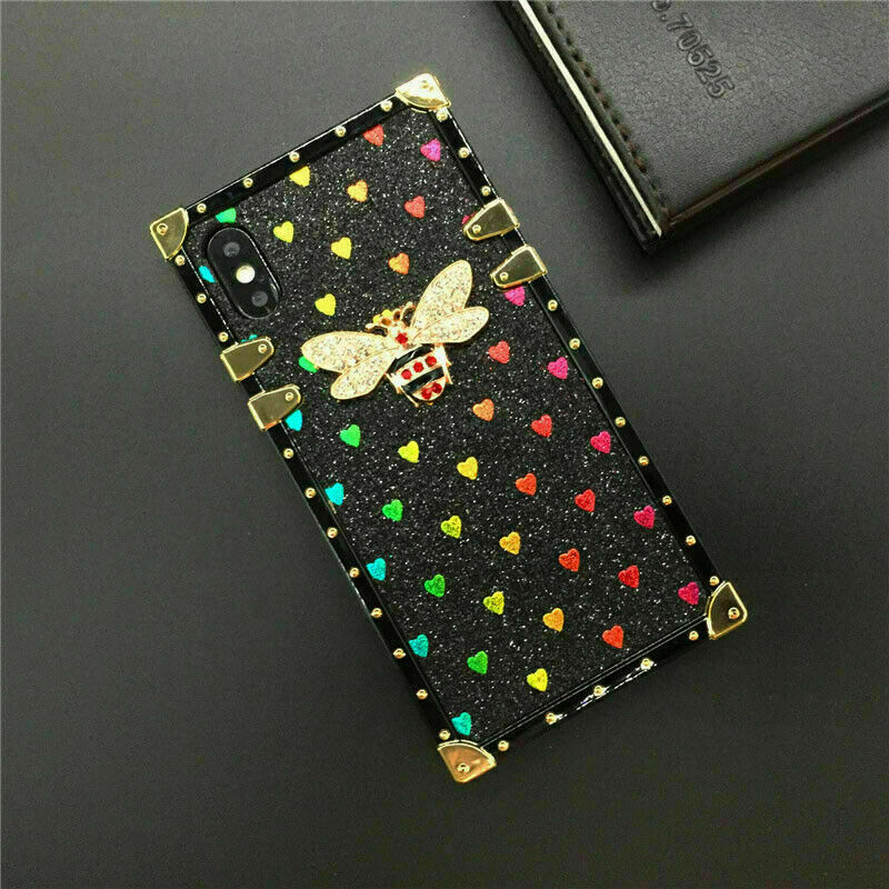 Love Bee Girl Boxy Trunk Case For OPPO Reno 13 14 12 A60 A40 A5 A3 A17 A57 A58