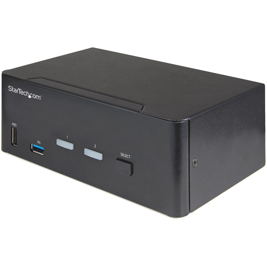 StarTech 2 Port Dual Monitor HDMI KVM Switch, 4K 60Hz HDMI 2.0 UHD HDR, 2 Port