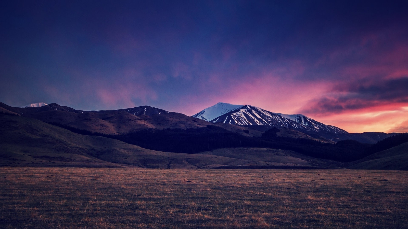 Landscape mountains sky Custom Gaming Mat Desk