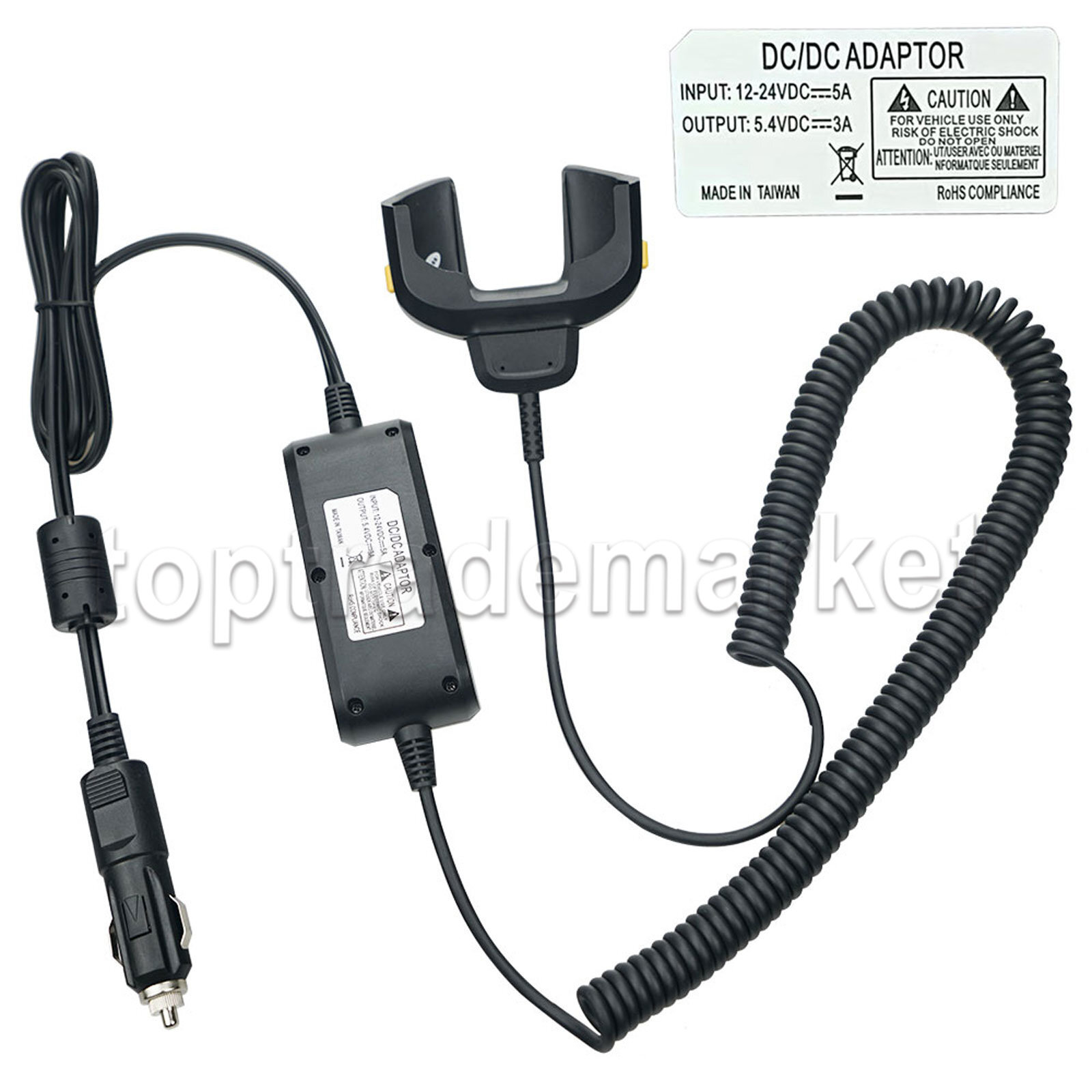 Vehicle Charger Cable CHG-TC7X-CLA1-01 for Zebra TC70 TC75 TC72 TC77 TC75x TC70x