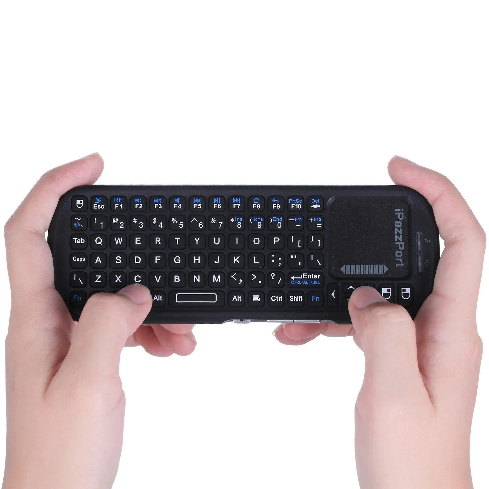 iPazzPort Mini Wireless Keyboard Touchpad 2.4GHz Bluetooth Remote for TV PC