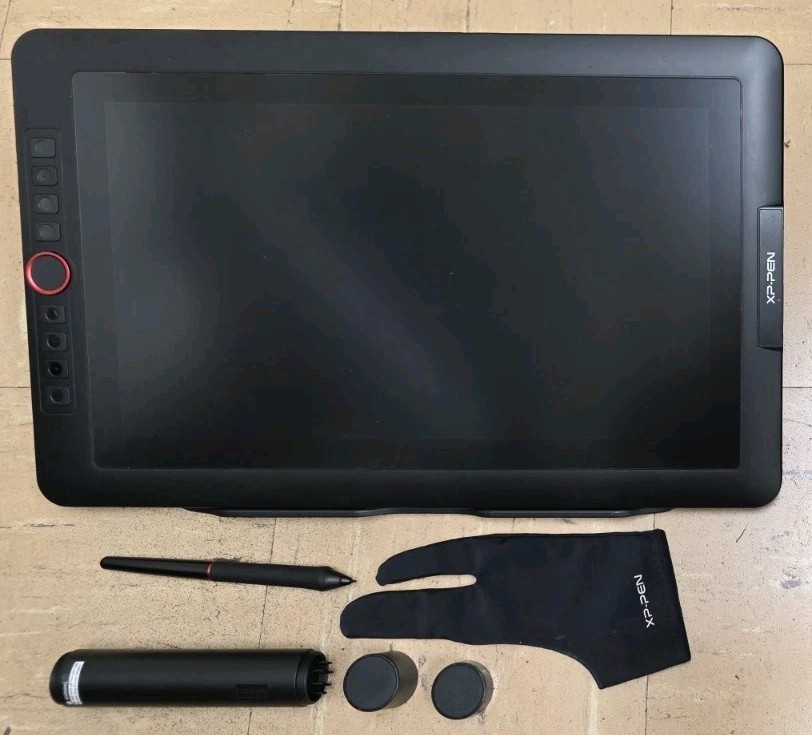 XPPen Artist 15.6 Pro V2 Graphics Drawing Tablet + Stylus w/ Extra Nibs & Stand