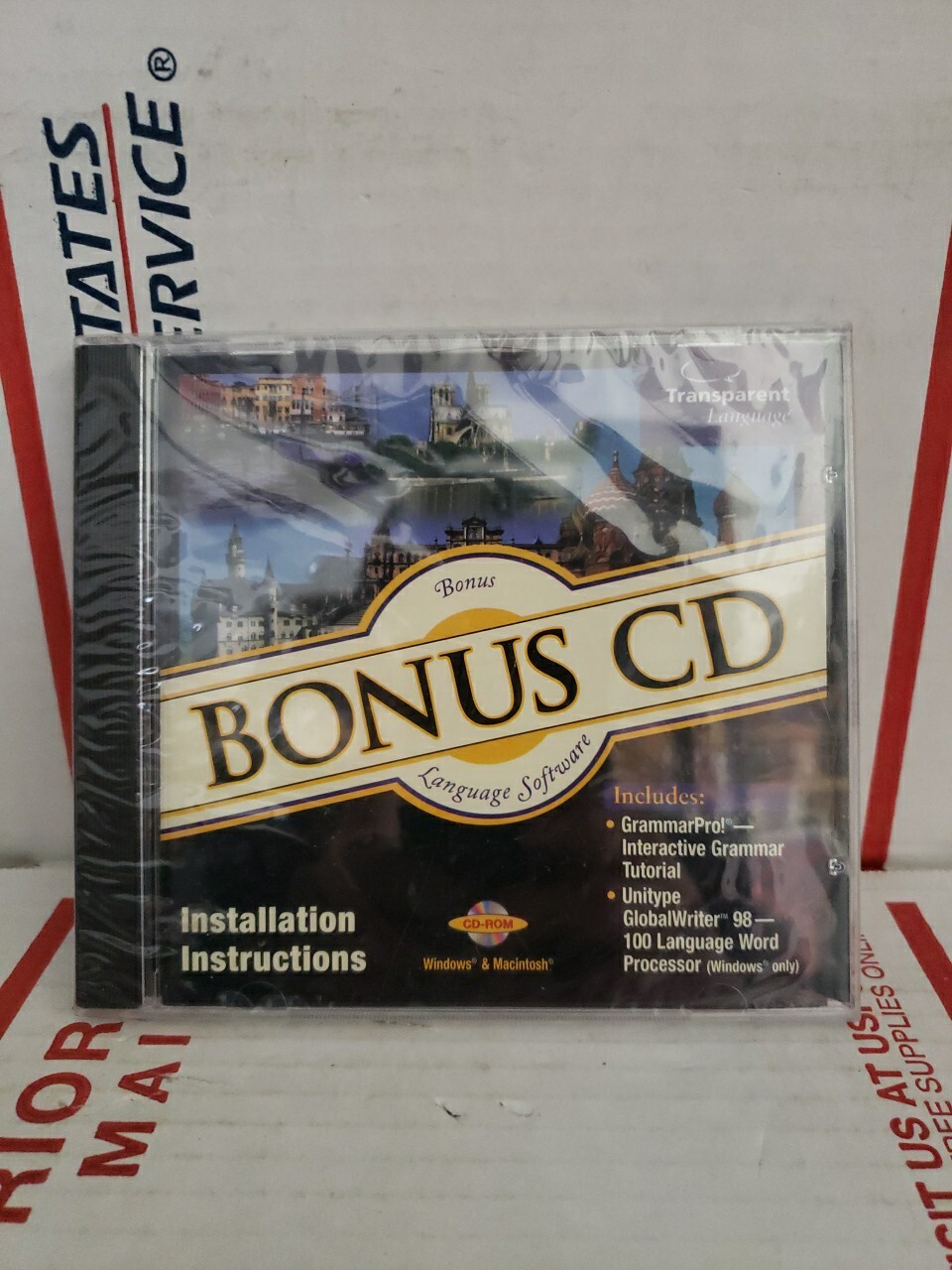 Transparent Language Inc BONUS CD Language Software - NEW Sealed - #177