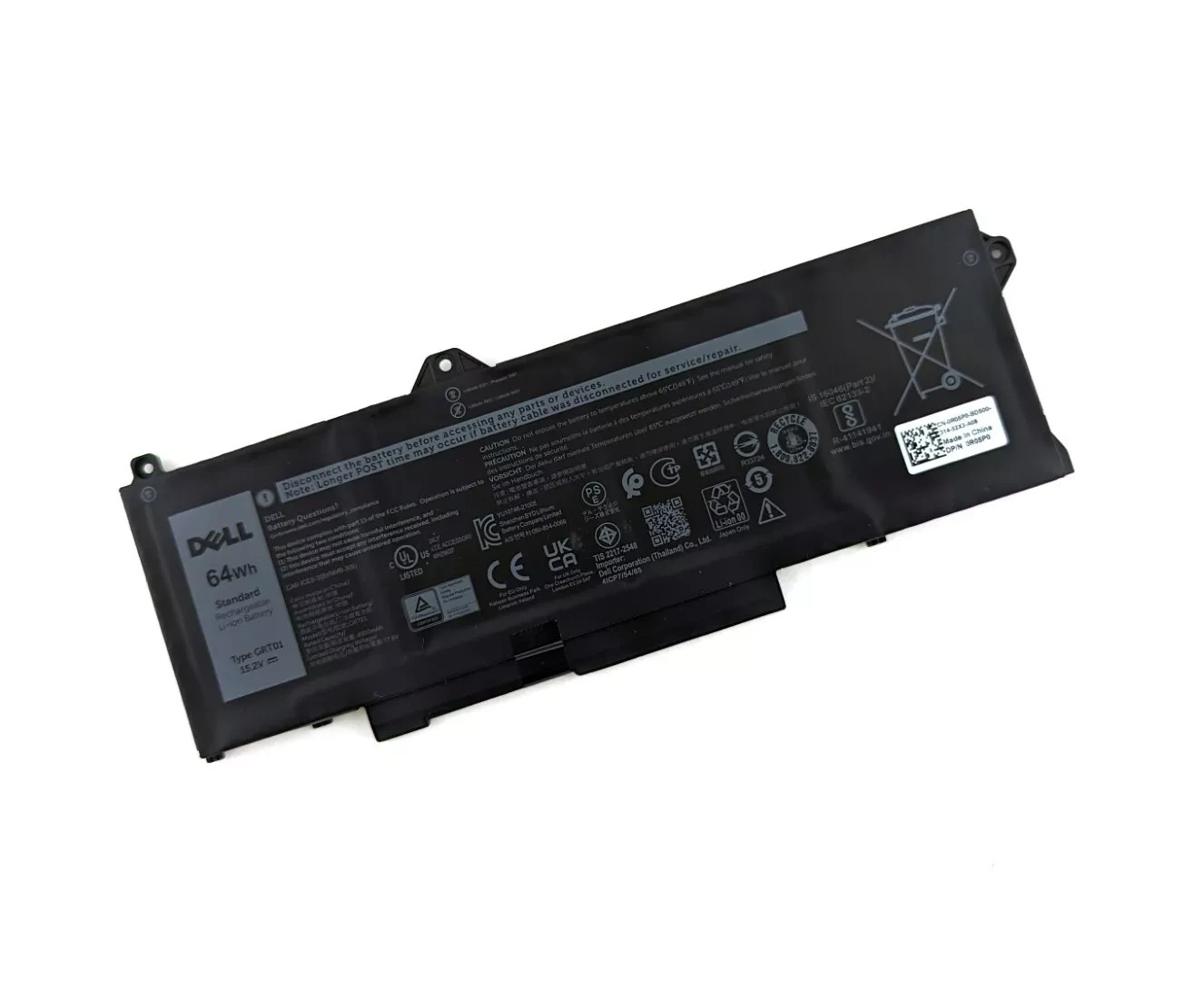 OEM Genuine DELL GRT01 R05P0 15.2V 64Wh 4Cell Battery For Dell Precision 15 3571
