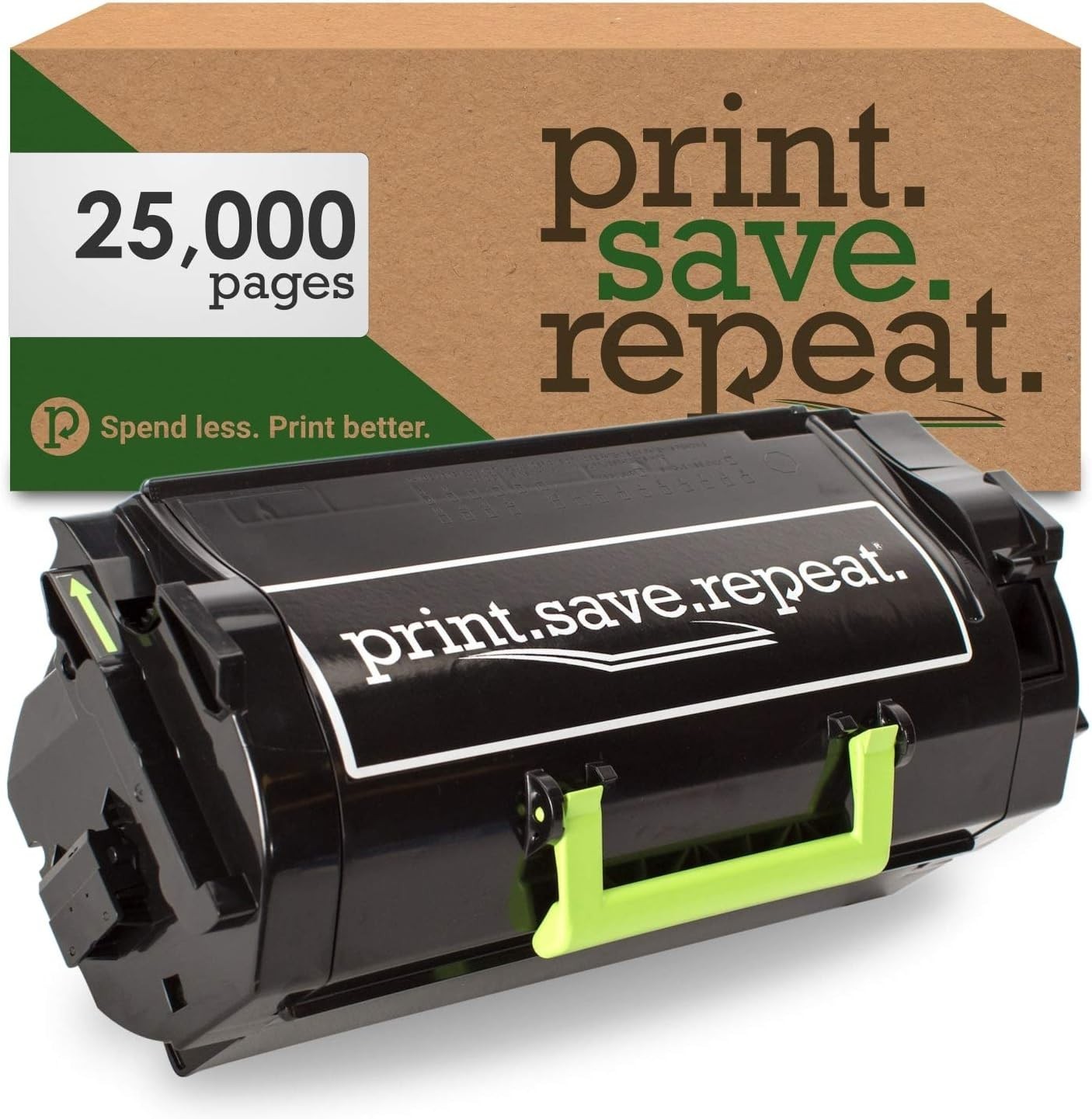 Print.Save.Repeat. Lexmark 521HE High Yield Toner Cartridge MS710, MS711, ++More