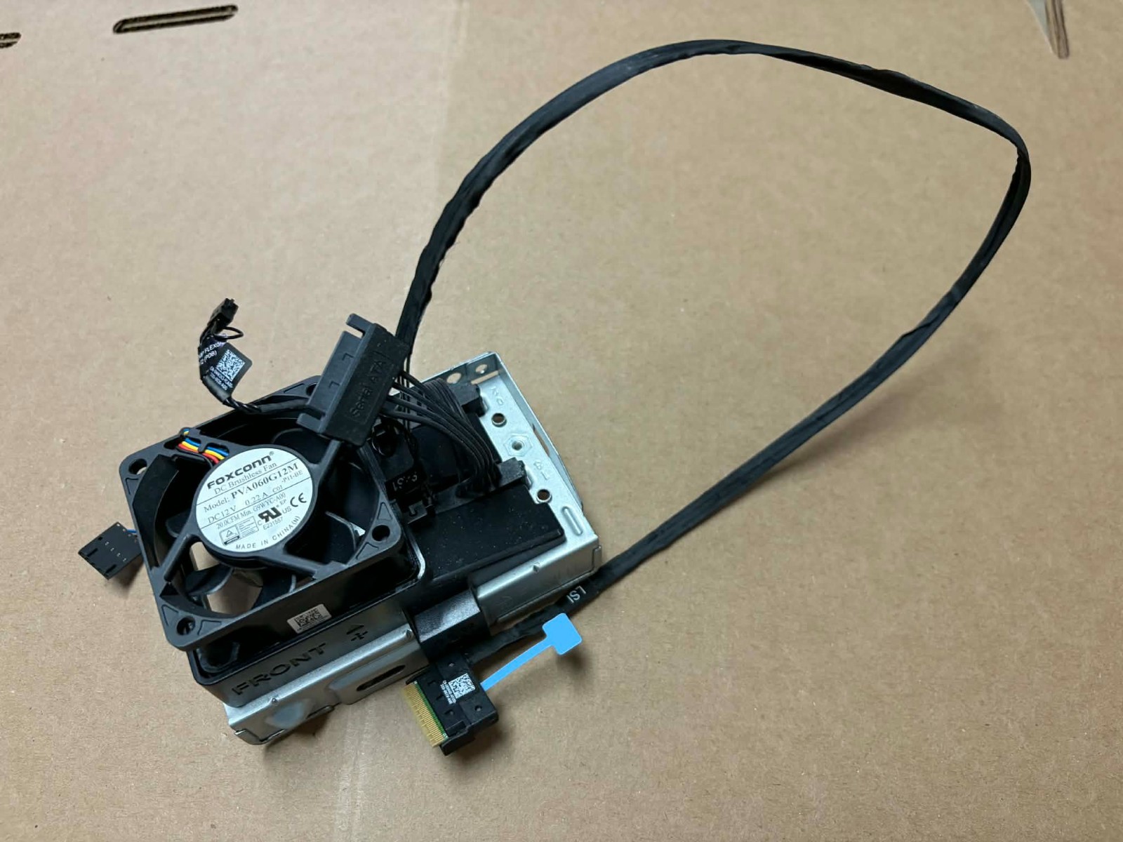 OEM DELL PowerEdge T7960 Front Bracket Cooling Fans Dual Hard Drive Data R9NVD