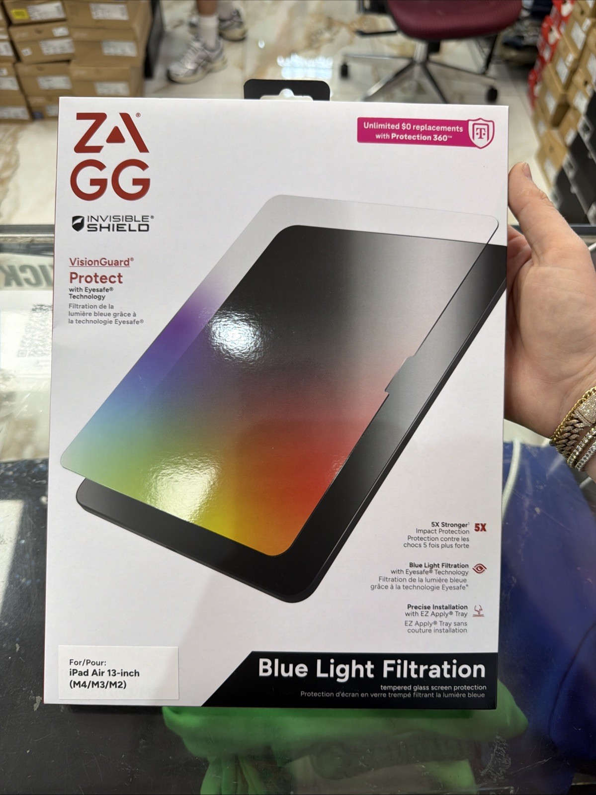 ZAGG Invisible Sheild Vision Guard iPad Air 13-inch (M2) Clear