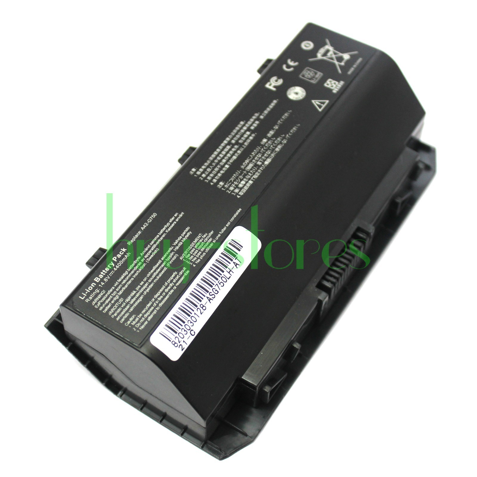 New 8Cell A42-G750 Battery for Asus ROG G750 G750JH G750JM G750JS G750JW G750JX