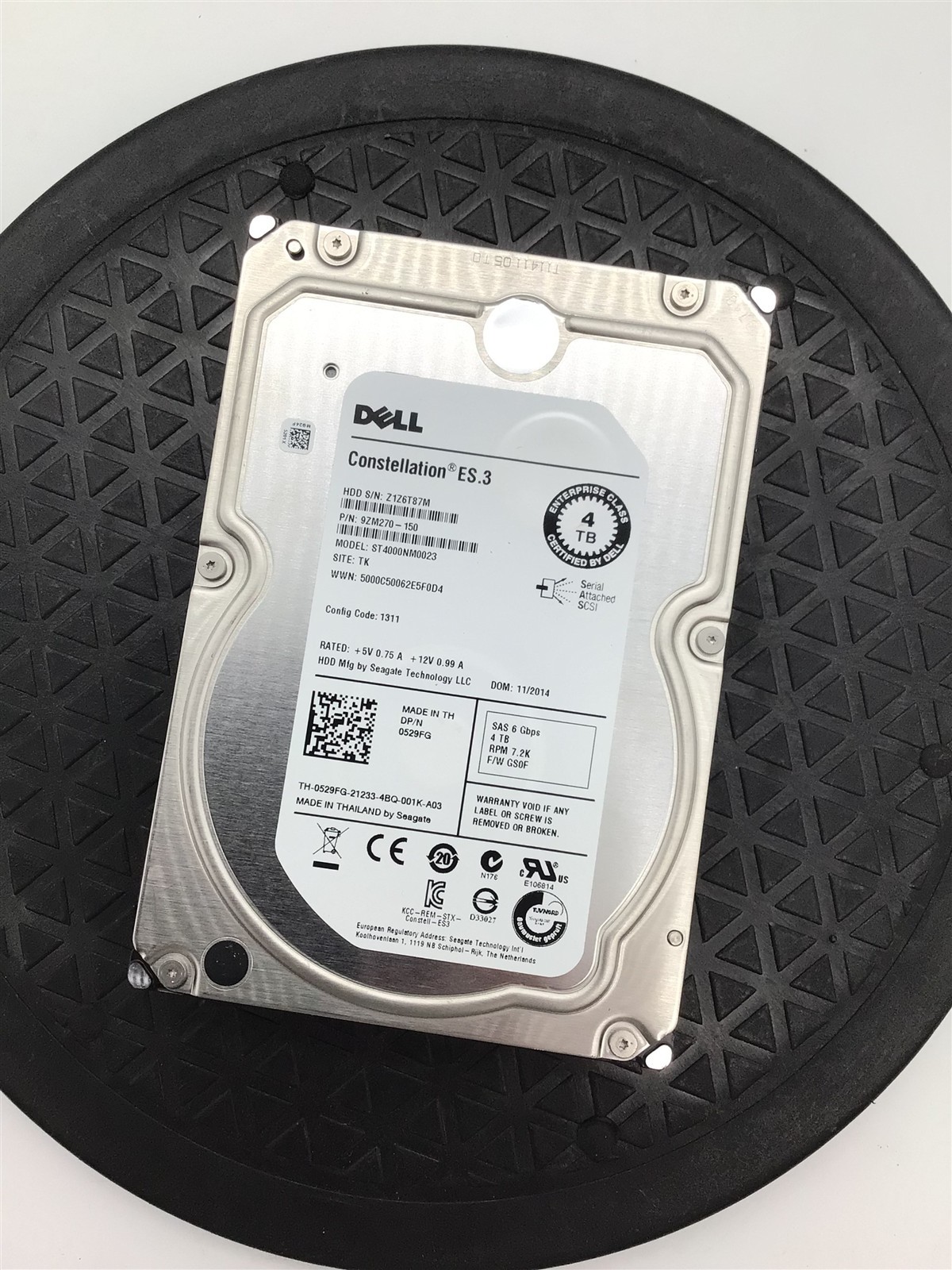 Dell Constellation ES.3 ST4000NM0023 4TB 7200 RPM 3.5" Enterprise Hard Drive