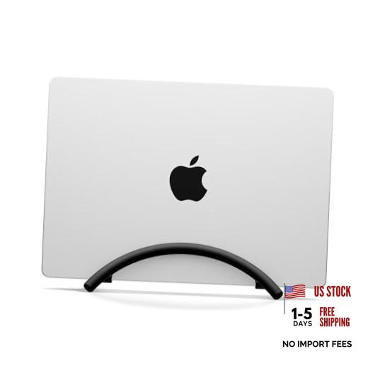 BookArc Flex Vertical Laptop Stand – Space-Saving MacBook Stand, Black