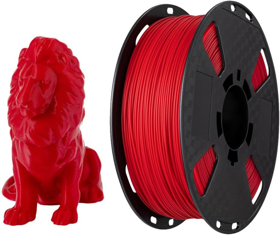 Cherry Red PLA+ 1.75mm 1KG 3D Printer Filament - Dark Red PLA Pro Plus