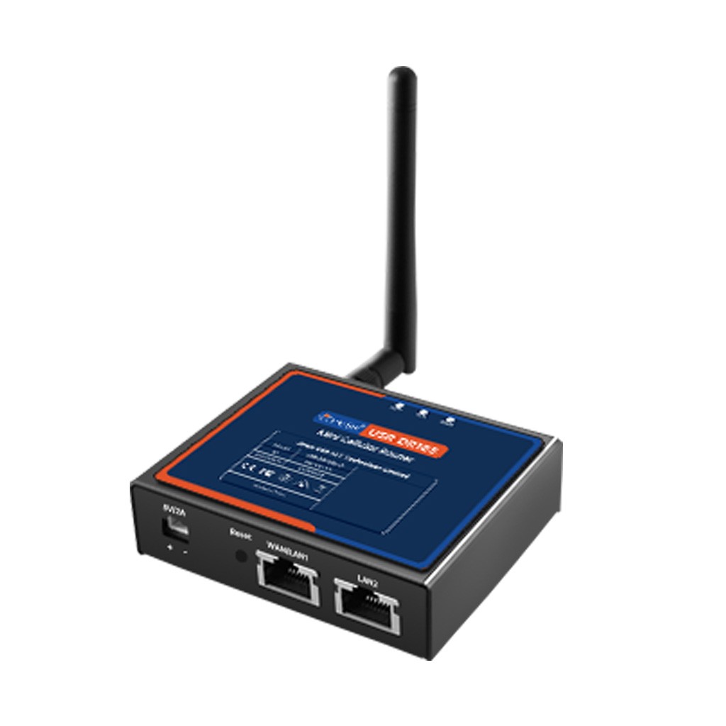 LTE Cat.1 Mini Industrial Cellular Router, Global 4G LTE, Dual LAN/WAN