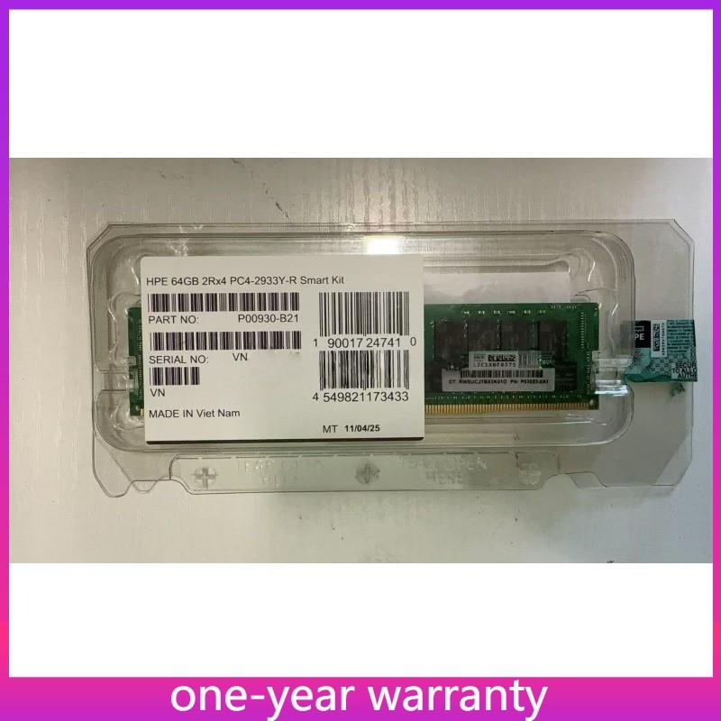 HPE P03053-0A1 NEW P06192-001 P00930-B21 64GB 2RX4 PC4-2933Y DDR4 Smart Memory