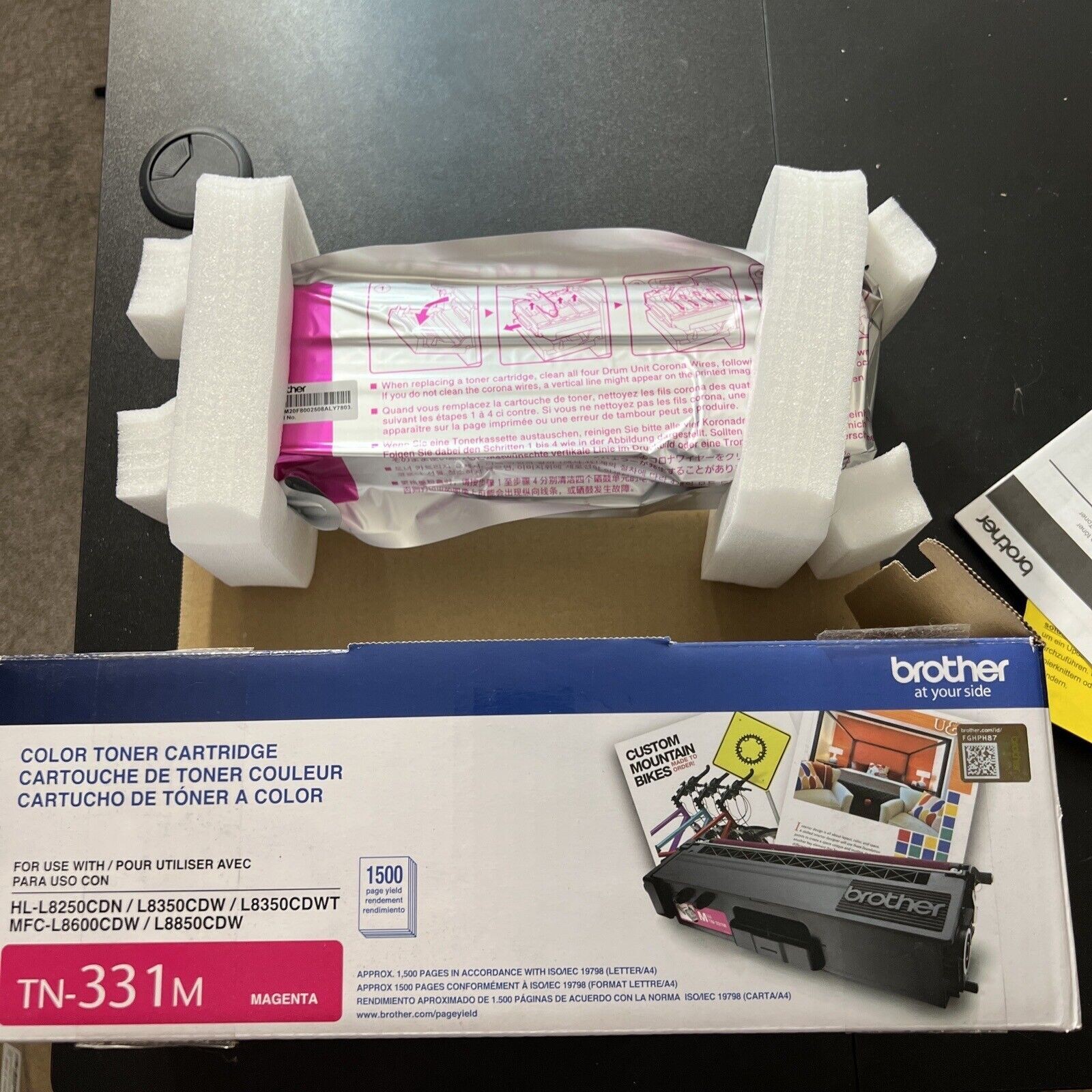 Genuine Brother TN-331M Magenta Toner Cartridge