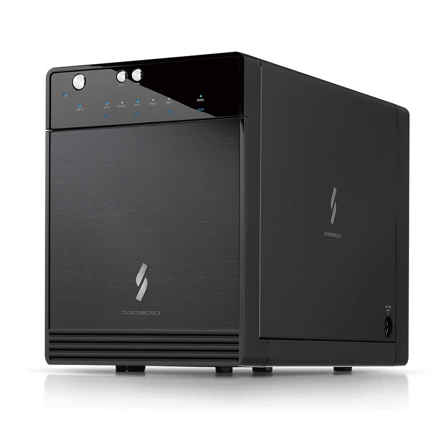 Mediasonic USB 3.2 4 Bay 3.5” SATA Hard Drive Enclosure DAS – USB 3.