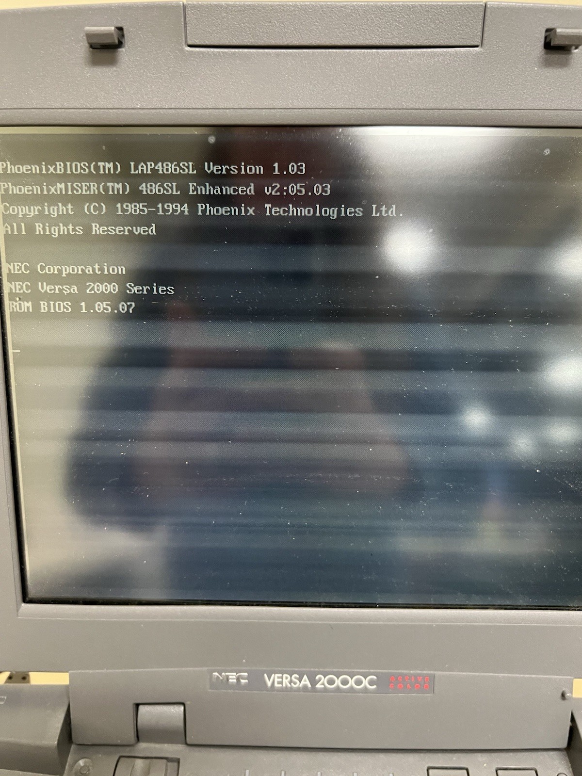 NEC Versa 2000C 486 Vintage Laptop +Original System/Driver Disks- Boots