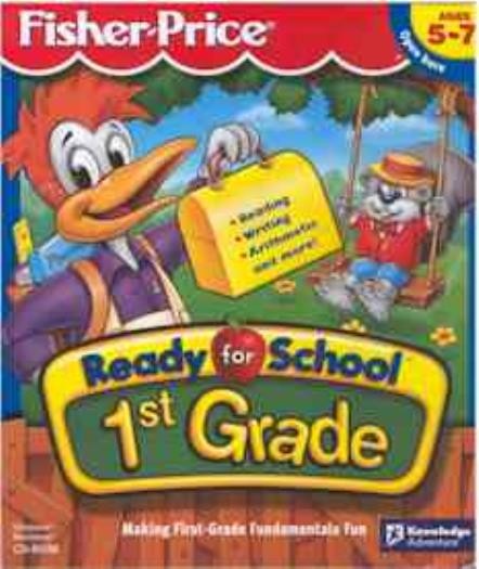 Fisher-Price Ready For School 1st Grade PC MAC CD learn numbers math words game