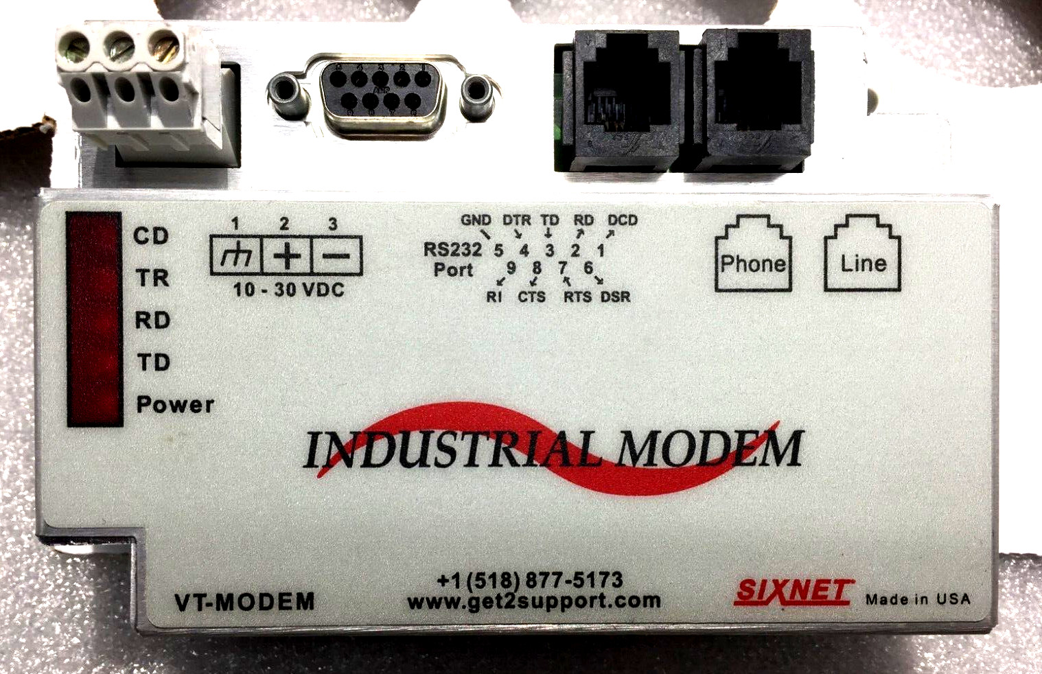 NEW SIXNET VT-MODEM -1 IND MODEM HAZ LOCATIONS CLASS-1 DIV2 GRPS ABCD (B-T)
