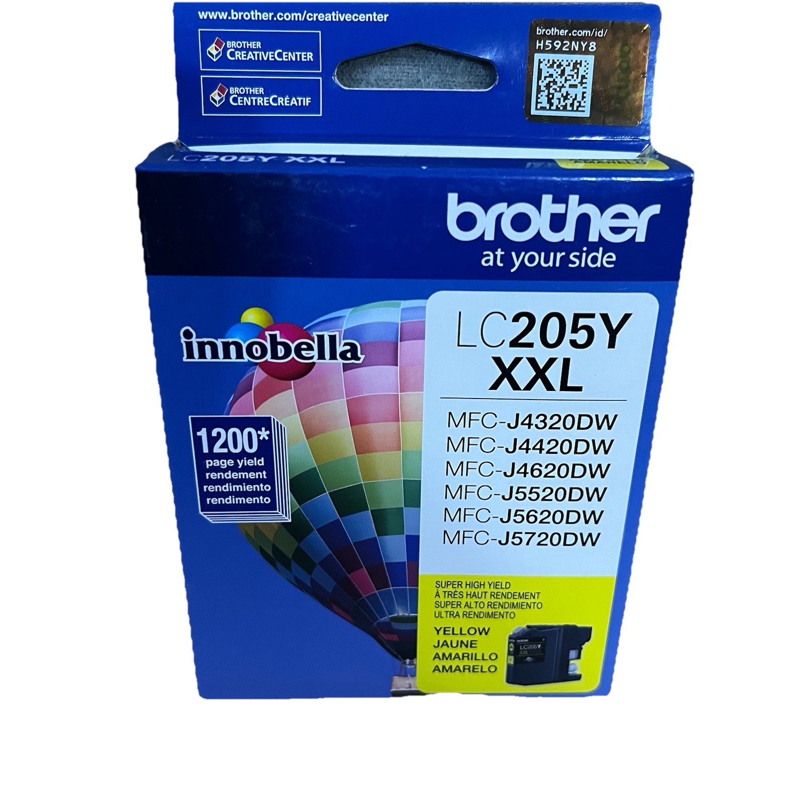 Brother LC205Y XXL Yellow Innobella Super High-Yield Ink EXPIRED 5/2022 NEW