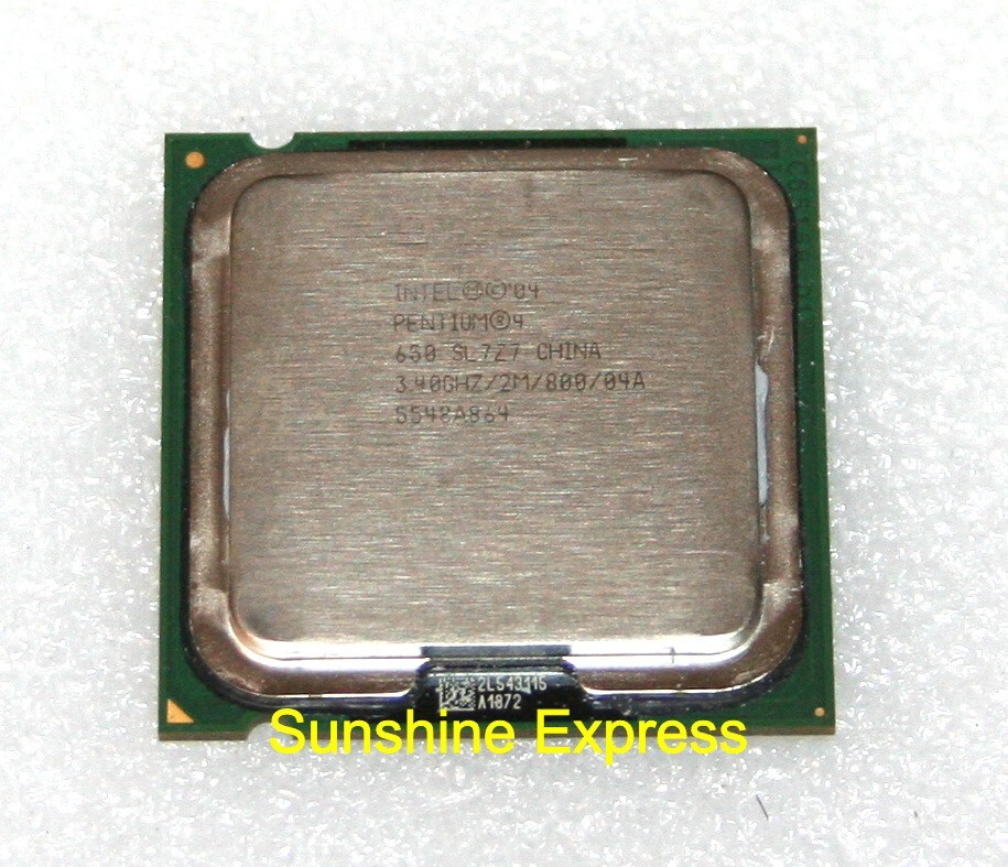 Intel Pentium 4 Processor 650 SL7Z7 3.40GHz 2MB 800FSB Socket 775