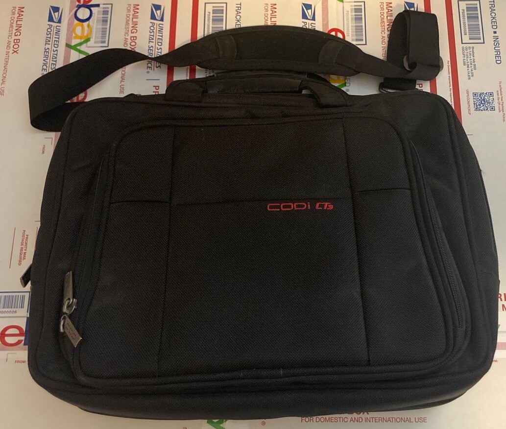 CODi CT3 Phantom Checkpoint Tested Travel Laptop Case W/Strap - NICE CONDITION