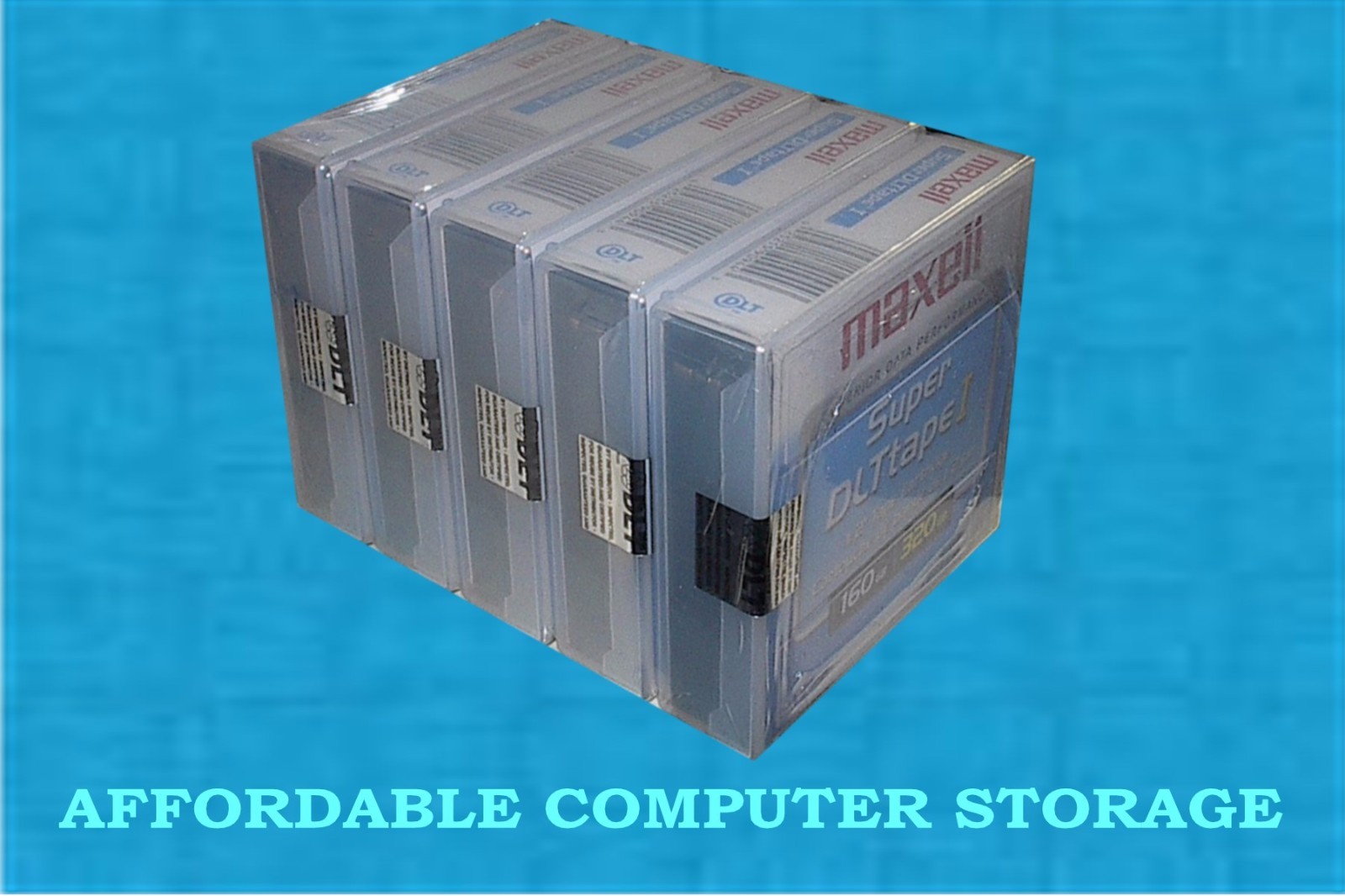 5-PACK Maxell NEW DATA SDLT Cartridge Super DLTtape I 320Gb tape DLT 183700
