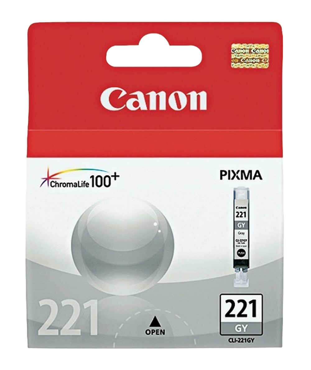 GENUINE Canon CLI-221 Gray Ink Cartridge for PIXMA MP980 MP990