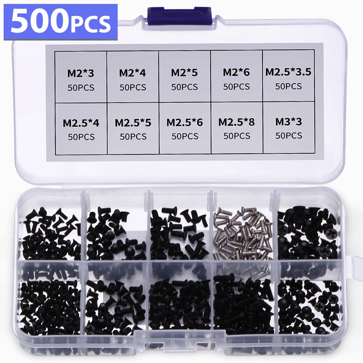 500Pcs Laptop Computer Screws Kit Set For HP Dell Lenovo Sony Toshiba SAMSUNG zz