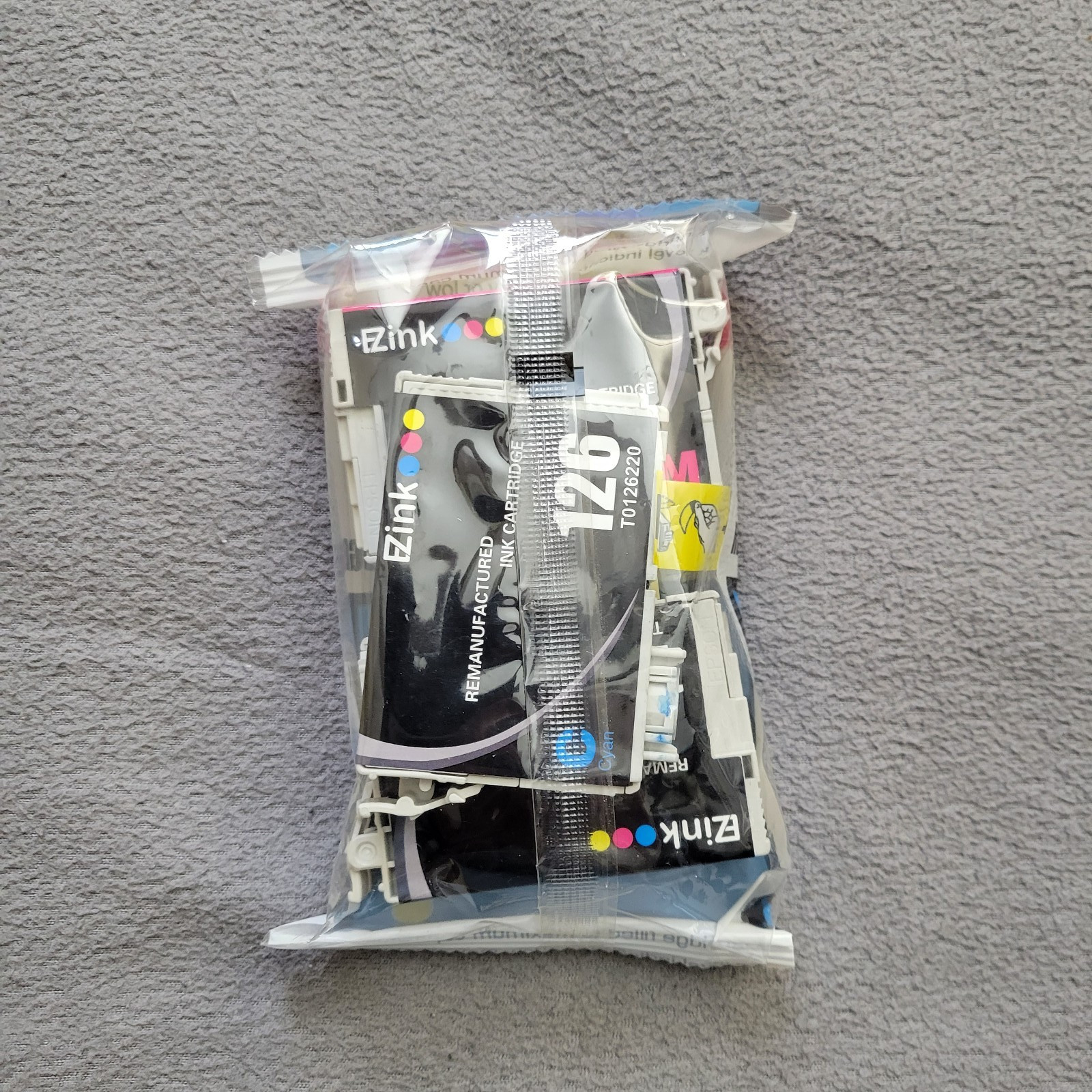EZ Ink 126 Color Black Printer Ink Cartridges Sealed Unopened 5PC CMYK Expired
