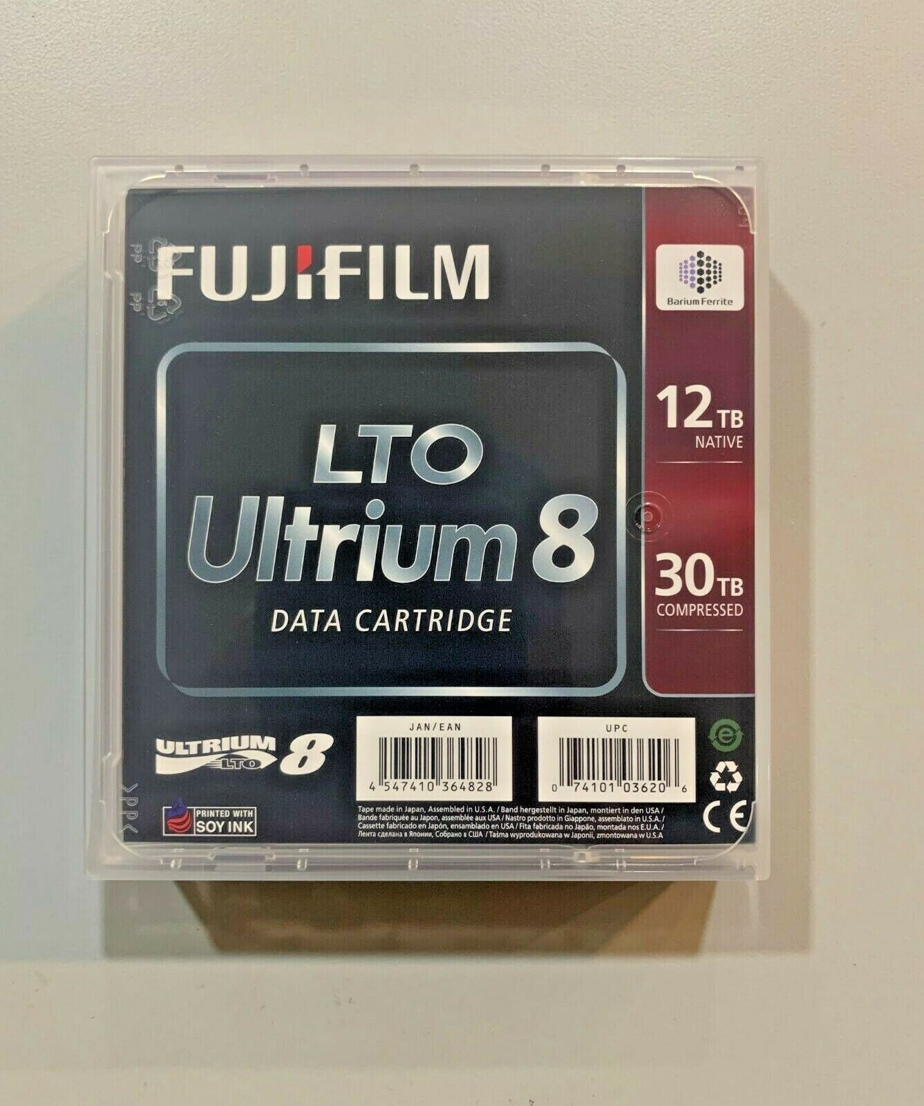 FUJI LTO-8 Tape Cartridge Ultrium Storage Backup Tape #16551221 / NEW