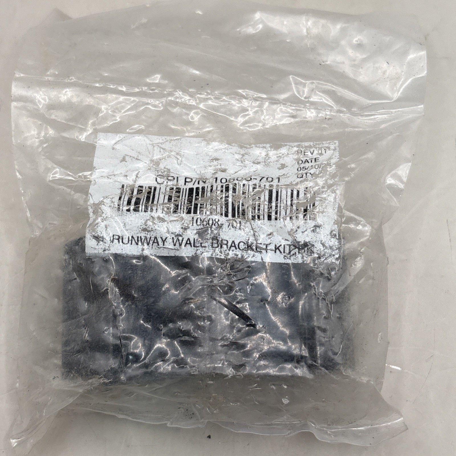 CPI 10608-701 Runway Wall Bracket Hardware 1.7" x 2.2" x 1.5" Cable Runway