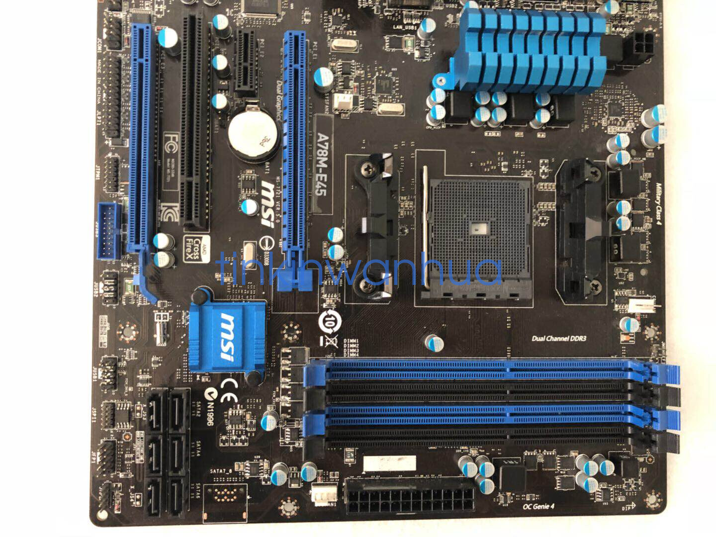 For MSI A78M-E45 AMD A78 Socket FM2+ DDR3 VGA+DVI+ Micro ATX Motherboard