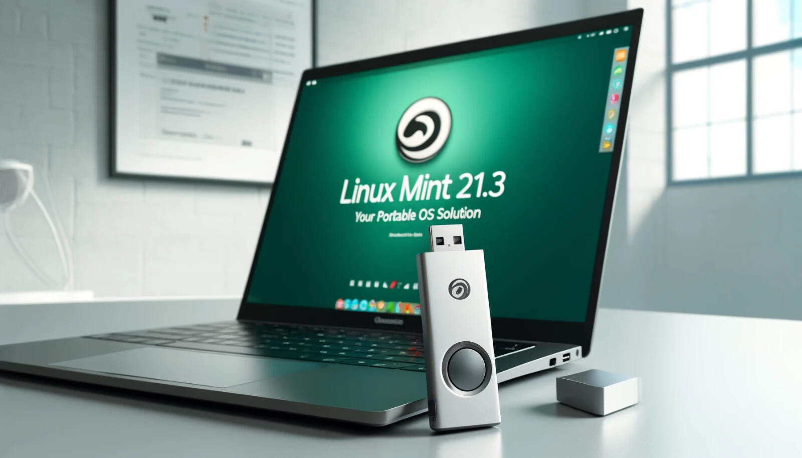 Newest Linux Mint 21.3 3 in 1 Bootable USB Drive Fast USB 3.0 Install or Live