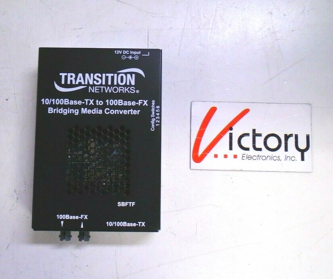 Used Transition Networks Bridging Media Converter | SBFTF1011-105 | Rev A       