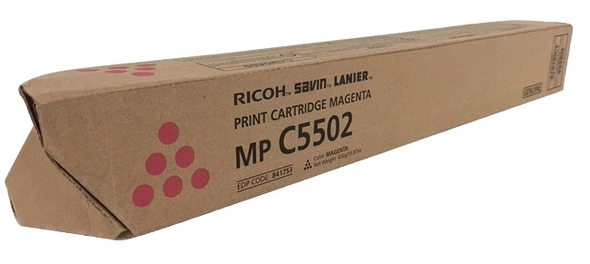 Genuine Ricoh 841753 MP C5502 Brand NEW SEALED Magenta Toner, We Ship Fast