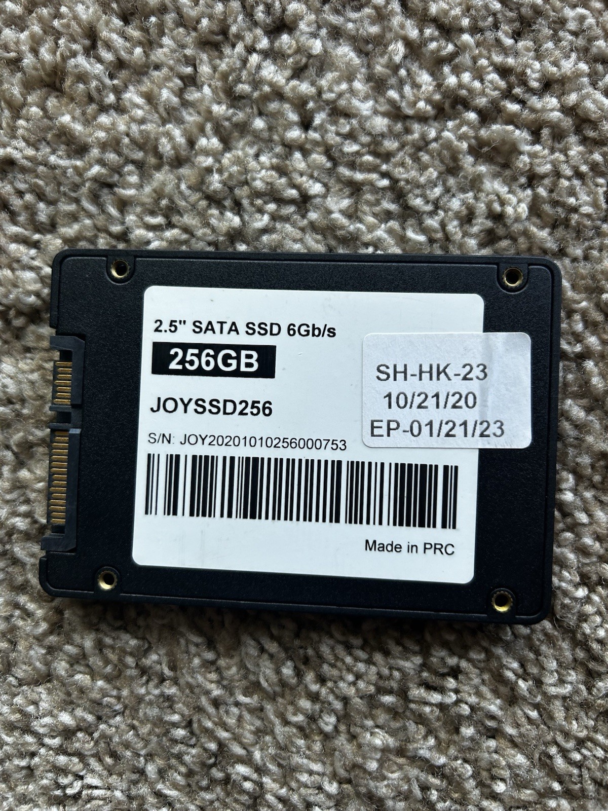 2.5" SATA SSD 6gb\s 256 gb