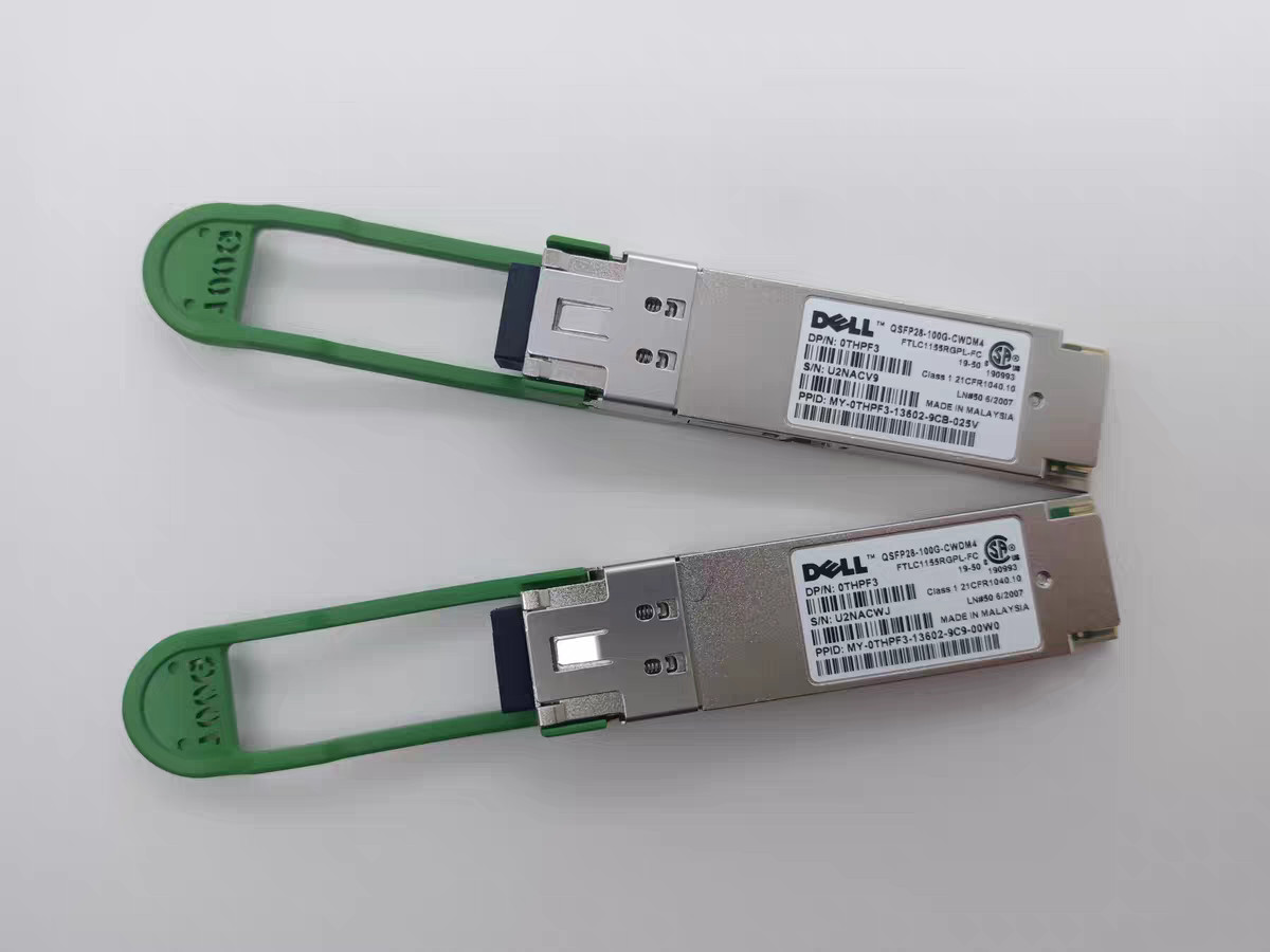 1pcs Dell SFP 100GB QSFP28-100G-CWDM4 FTLC1155RGPL-FC Optical Transceiver 0THPF3