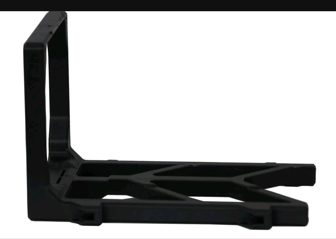 3D Printed GPU Stand with Fan and Riser support - Michal Tech