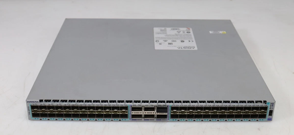 Arista DCS-7160-48YC6-R 48x 25GbE SFP 6x100GbE QSFP Switch 2xPSU Network Switch