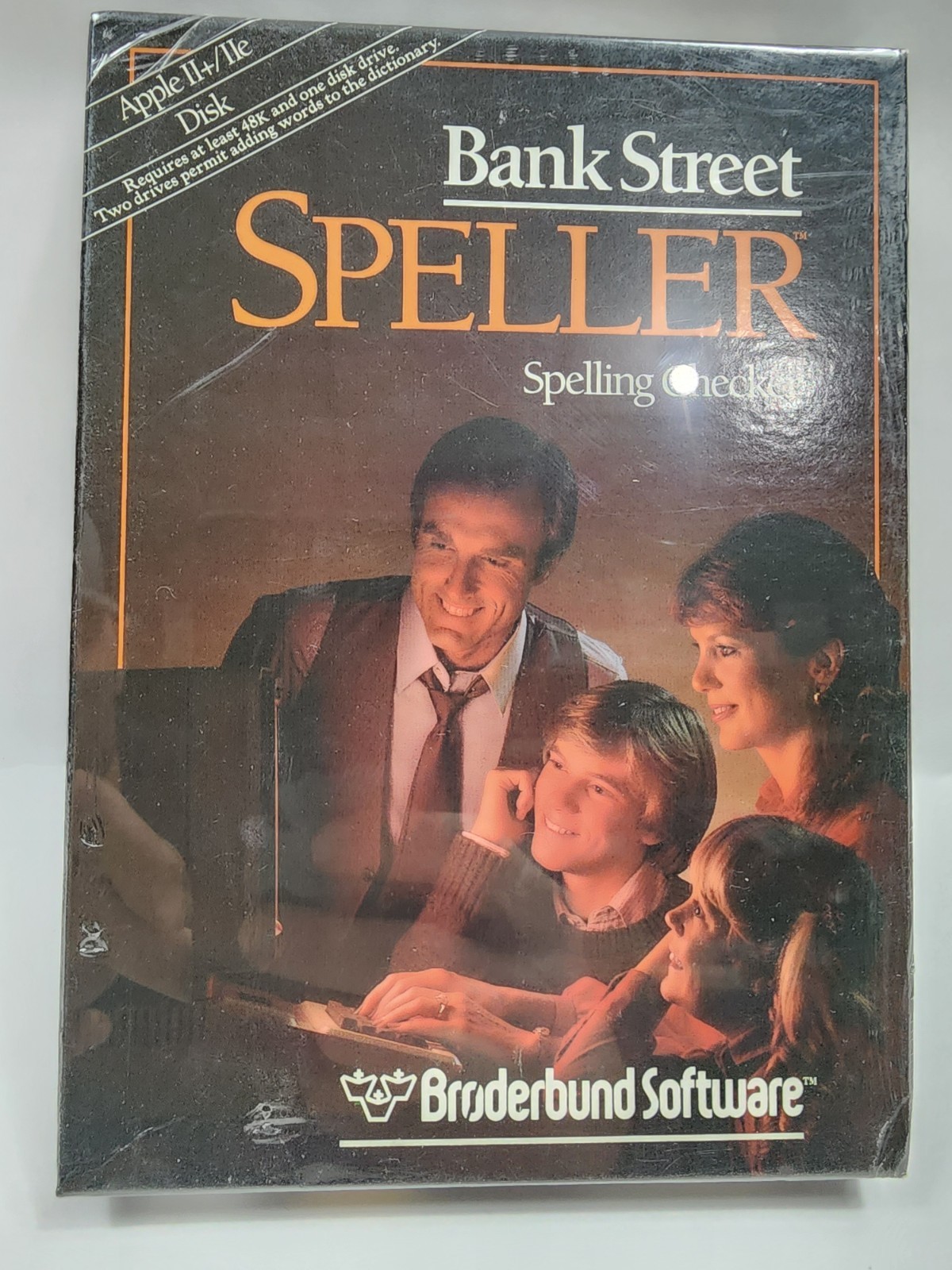 Bank Street Speller by Broderbund for Apple II+ IIe 1984 Spelling Checker Disk