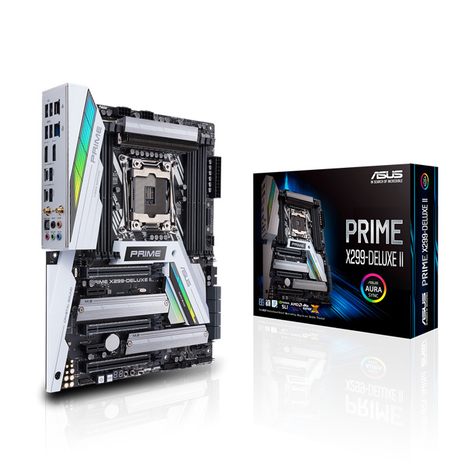 ASUS Prime X299-Deluxe II X299 Motherboard LGA2066 ATX DDR4 Dual Gigabit NO CPU