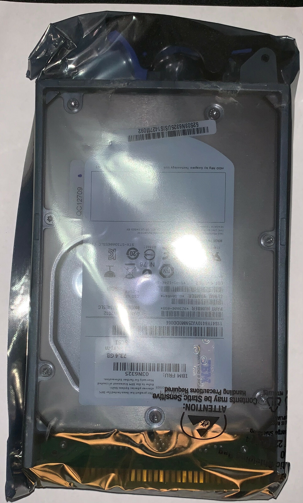 03N6325 IBM pSeries 73GB 10K U320 HARD DRIVE