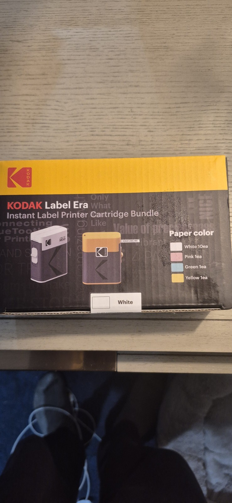 Kodak Label Era Instant Label Printer Cartridge Bundle  (white)